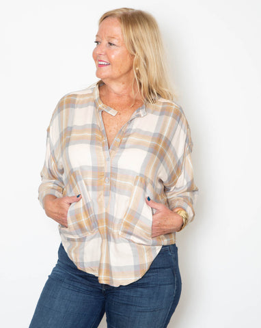 Amanda Dress - Dijon Poplin