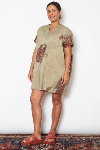 Aly Dress - Pale Pink Plaid