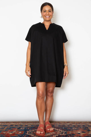 Mary Dress - Black Poplin