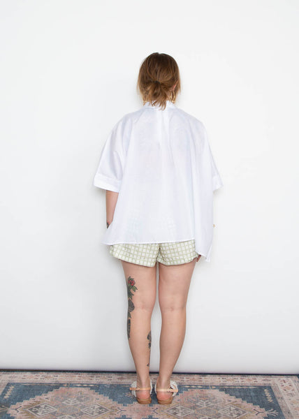 Alice Top - White Stripe