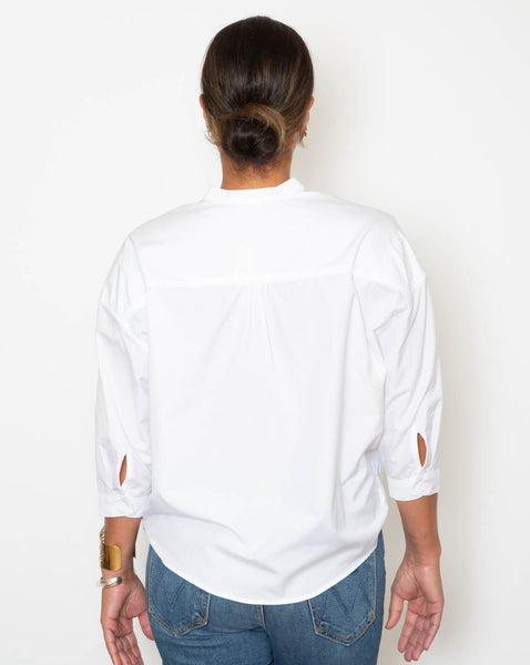 Isabel - White Poplin