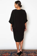 Suzanne Dress - Black Cupro