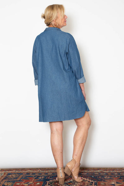 STACEY DRESS - Denim