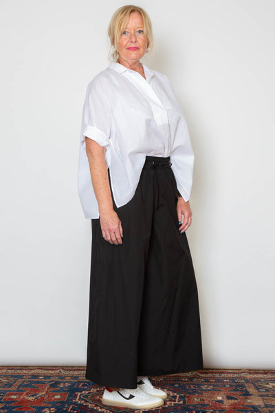 Elise Pant - Black Poplin