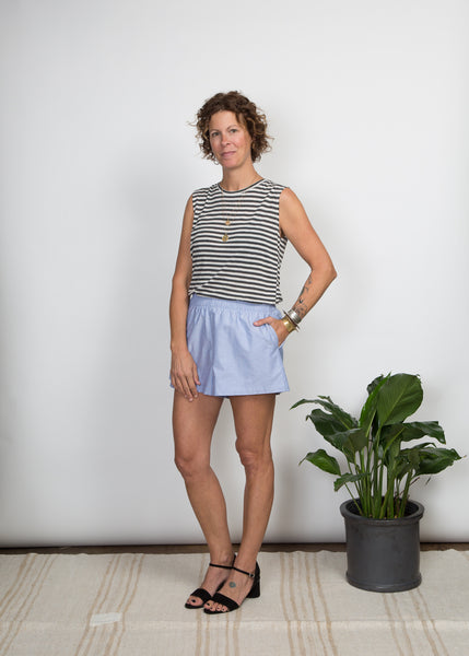 Bethany Short - Light Chambray