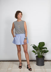 Bethany Short - Light Chambray
