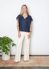 NINA TOP - Dark Denim