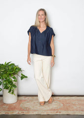 NINA TOP - Dark Denim