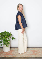 NINA TOP - Dark Denim