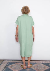 R Dress - Sage Tencel