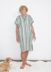 R Dress - Poolside Stripe
