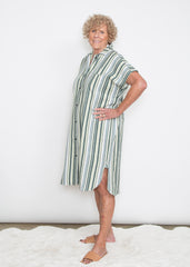 R Dress - Poolside Stripe