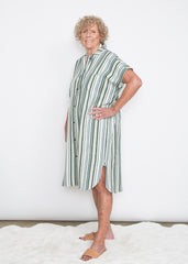 R Dress - Poolside Stripe