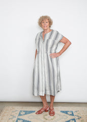Jazmin - Taupe Stripe