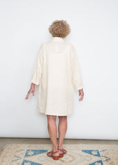 Sandra Dress - Cream Linen