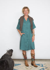Leslie Dress - Emerald