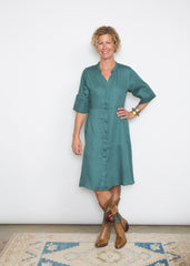 Leslie Dress - Emerald