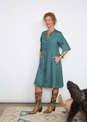 Leslie Dress - Emerald