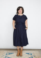 Jazmin Dress - Navy