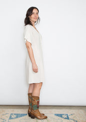 Dana Dress - Biege Linen