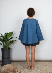 Pamela Top - Indigo Denim